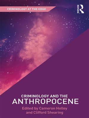 cover image of Criminology and the Anthropocene